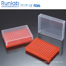 96 Well PCR Tube Racks with Cover